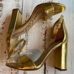 Sam Edelman gold heels